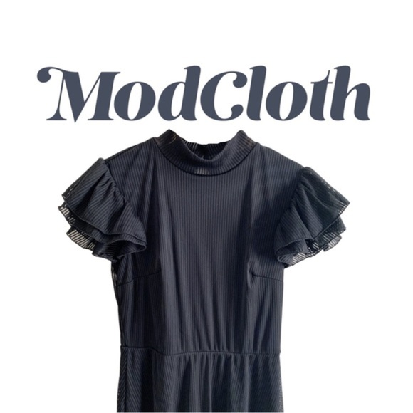 Women's ModCloth Artistic Outing Mock neck Dress - Picture 2 of 10